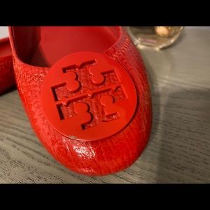 Tory Burch Red Flats